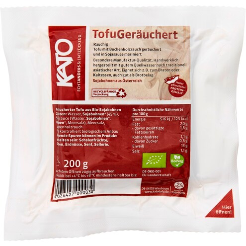 Kato Bio Tofu Geräuchert