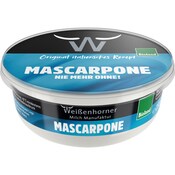 Weißenhorner Bio Mascarpone 80 % Fett i. Tr.