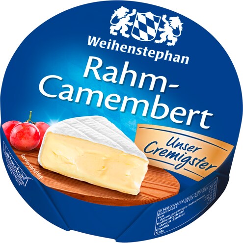 Weihenstephan Rahm-Camembert 55 % Fett i. Tr.