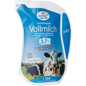 Hemme Milch Uckermark tagesfrische Vollmilch 3,7 % Fett Bild 0