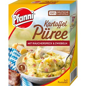 Pfanni Kartoffelpüree mit Räucherspeck & Zwiebeln Bild 0