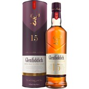 Glenfiddich Single Malt Scotch Whisky 15 Years Old 40 % vol.