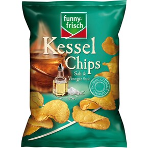 funny-frisch Kessel Chips Salt & Vinegar Bild 0