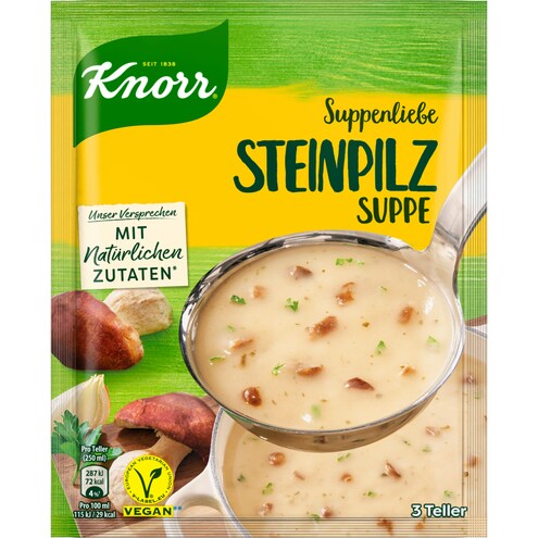 Knorr Suppenliebe Steinpilz-Suppe