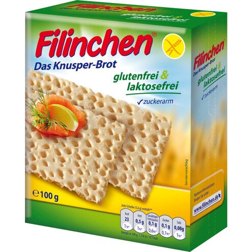 Filinchen Das Knusper-Brot glutenfrei & laktosefrei
