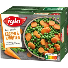 iglo Natur-Gemüse Erbsen und Karotten Bild 0
