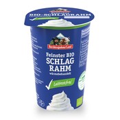 Berchtesgadener Land Bio Feinster Schlagrahm laktosefrei 30 % Fett