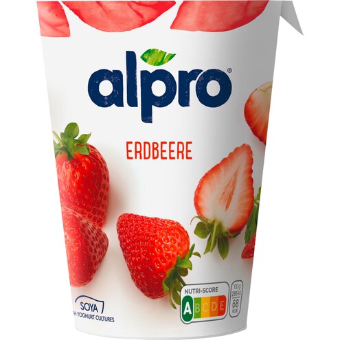 alpro Soja-Joghurtalternative Erdbeere