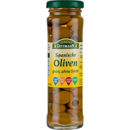 FEINKOST DITTMANN Spanische Oliven grün ohne Stein