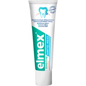 elmex Sensitive sanftes Weiß Zahnpasta mit Aminfluorid Bild 0