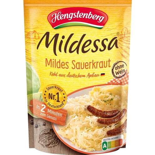 Hengstenberg Mildessa Mildes Sauerkraut
