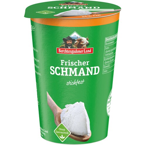 Berchtesgadener Land Frischer Schmand stichfest 24 % Fett