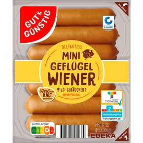GUT&GÜNSTIG Mini Geflügel Wiener Bild 0