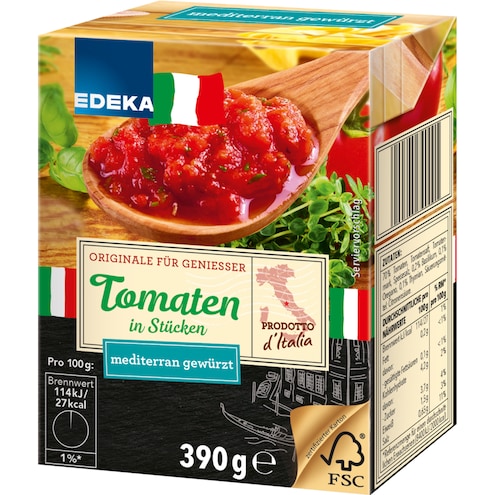 EDEKA Italia Tomaten in Stücken, mediterran