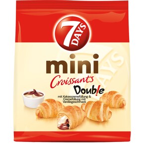 7 Days Double Mini Croissant Kakao-Vanille Bild 0