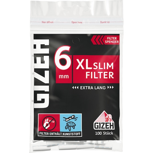 Gizeh Black XL Slim Filter