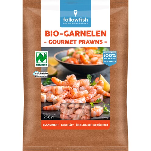 followfish Bio Garnelen Gourmet Prawns