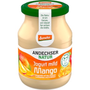 Andechser Natur Demeter Jogurt mild Mango 3,8 % Fett Bild 0