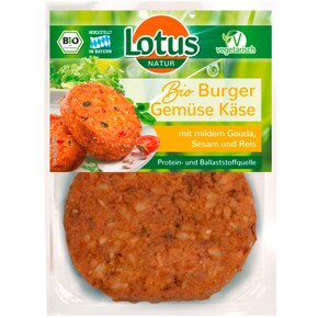 Lotus Bio Burger Gemüse-Käse Bild 0