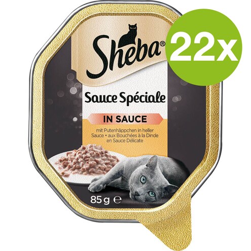 Sheba Sauce Spéciale mit Putenhäppchen in heller Sauce