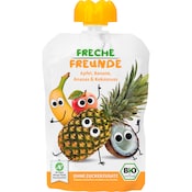 Freche Freunde Bio Quetschie Apfel, Banane, Ananas & Kokosnuss
