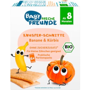Freche Freunde Bio Knusper-Schnitte Banane & Kürbis Bild 0