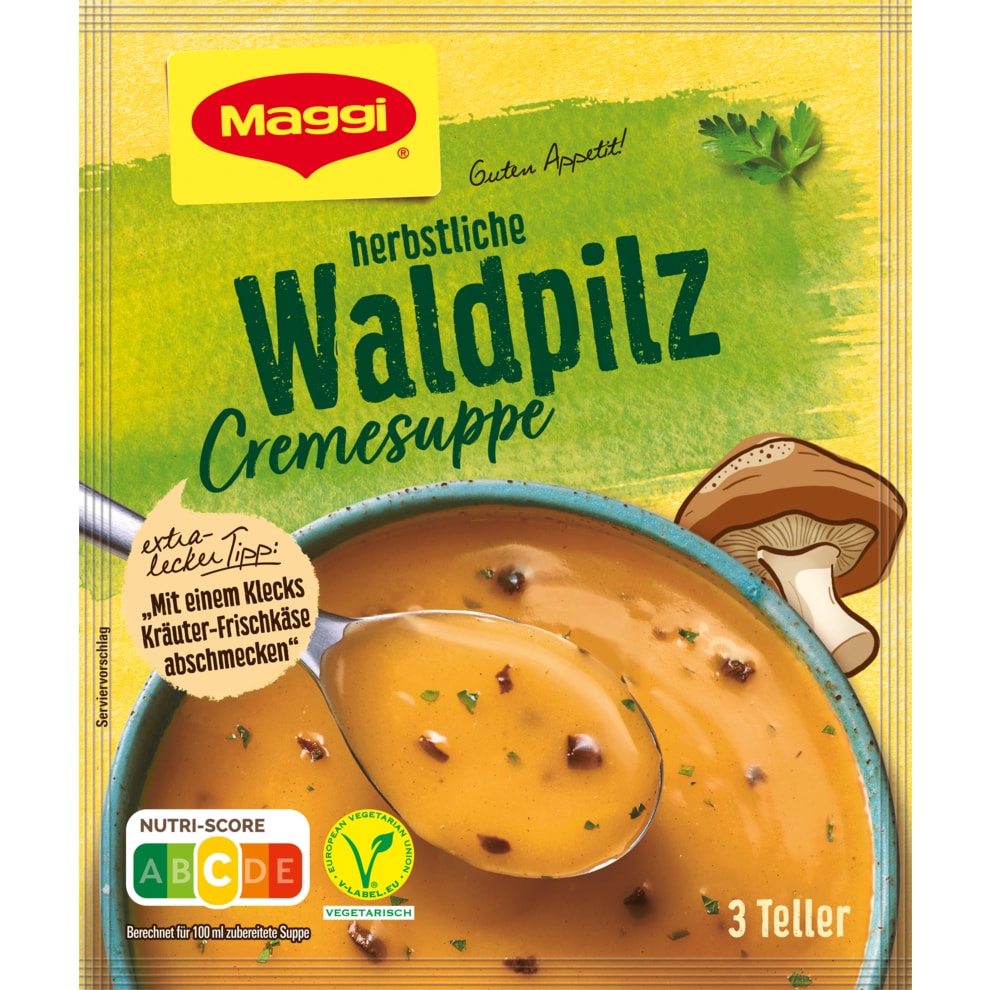 Maggi Guten Appetit herbstliche Waldpilz Cremesuppe | bei Bringmeister ...