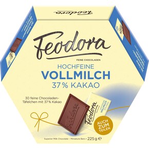 Feodora Chocolade-Täfelchen 37 % Vollmilch Bild 0