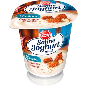Zott Sahne-Joghurt mild Saision Gebrannte Mandel 10 % Fett Bild 0