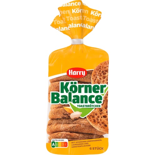 Harry Körner Balance Mehrkorn Toastbrötchen