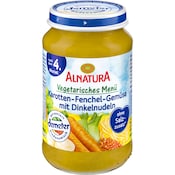 Alnatura Bio Demeter Karotten-Fenchelgemüse Dinkelnudeln nach dem 4.Monat