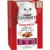 GOURMET Mon Petit Duo Rind&Huhn Katzennassnahrung
