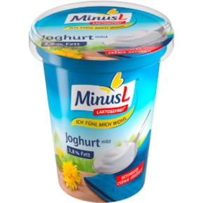 MinusL Laktosefrei Joghurt mild 3,8 % Fett Bild 0