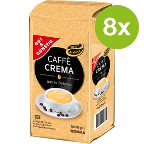 GUT&GÜNSTIG Caffè Crema, ganze Bohnen Bild 0