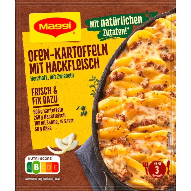 Maggi Fix für Ofen-Kartoffeln mit Hackfleisch | bei Bringmeister online ...