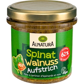 Alnatura Bio Spinat-Walnuss Aufstrich Bild 0