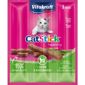 Vitakraft Cat Stick Mini Huhn&Katzengras Bild 0