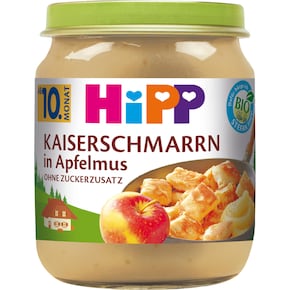 Hipp Bio Kleine Mehlspeise Kaiserschmarrn in Apfelmus ab dem 10.Monat Bild 0