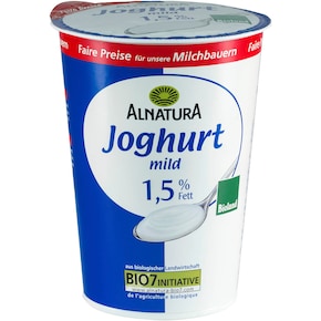 Alnatura Bio Joghurt Natur 1,5% Bild 0