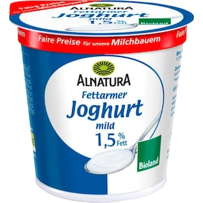 Alnatura Bio Joghurt mild 1,5 % Fett Bild 0