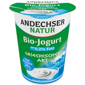 Andechser Natur Bio Jogurt griechischer Art Natur 0,2 % Fett Bild 0