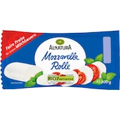 Alnatura Bio Mozzarella Rolle 45 % Fett i. Tr.