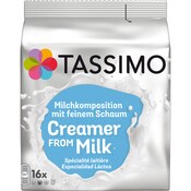 Tassimo Milchkomposition mit feinem Schaum