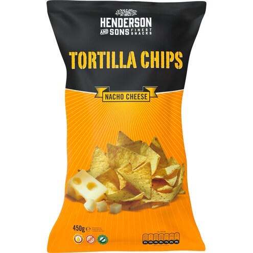 Henderson & Sons Tortilla Chips Nacho Cheese