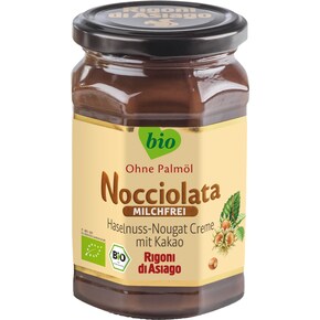 Rigoni di Asiago Bio Nocciolata Milchfrei Nuss-Nougat-Aufstrich mit feinem Kakao & Haselnüssen Bild 0