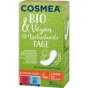 Cosmea Bio&Vegan Slipeinlagen lang Bild 0