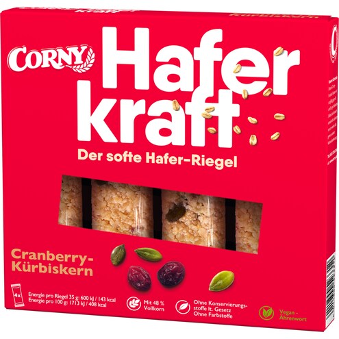 CORNY Haferkraft Cranberry-Kürbiskern Bild 1
