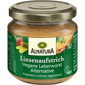 Alnatura Bio Linsenaufstrich vegane Leberwurst Alternative