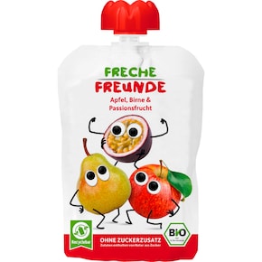 Freche Freunde Bio Quetschie Apfel, Birne & Passionsfrucht Bild 0
