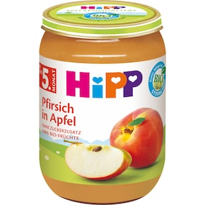 HiPP Bio Pfirsich in Apfel nach 5. Monat Bild 0